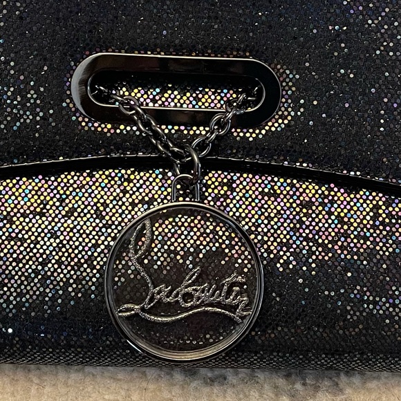 Christian louboutin glitter clutch with strap - Picture 4 of 4